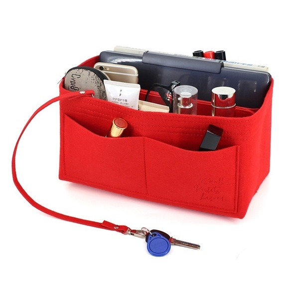 Organizer Bag with Zipper and Keychain - Picture 4 of 10